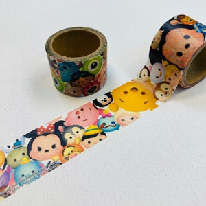 Disney Mickey en vrienden Tsum Tsum Japanse Disney-prinses washi-tape afplaktape Rapunzel verwarde kleine zeemeermin Ariel Assepoester Belle