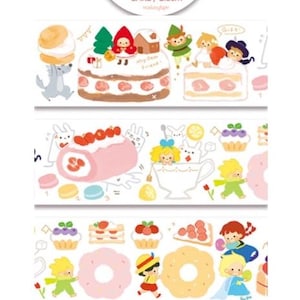 Garden Party Washi-tape Hayama-afplaktape Happy Circus Tent Washi-tape Beer op de fiets Washi-tape Clown olifant leuk tijdstape sprookje