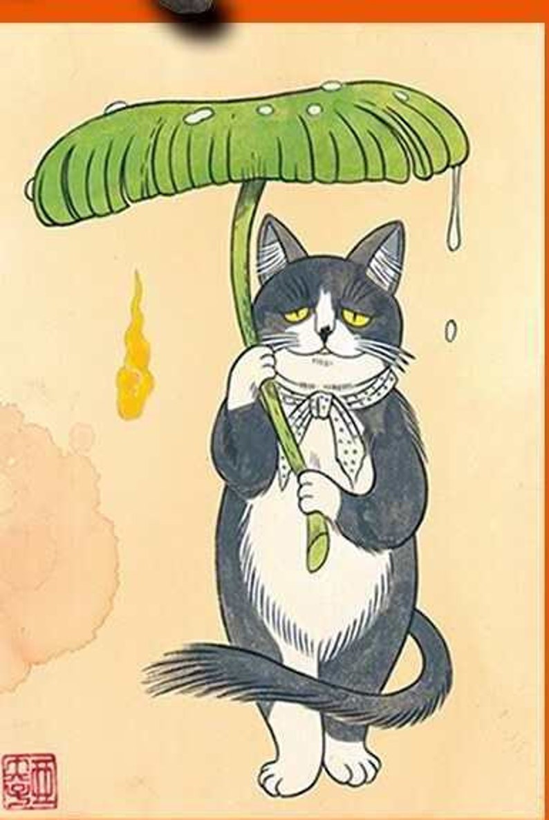 Ayako Ishiguro Art Works Cat Yokai Japanese Illustration Art Book in
