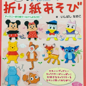 Disney cute Characters Origami - Japanese Craft Book