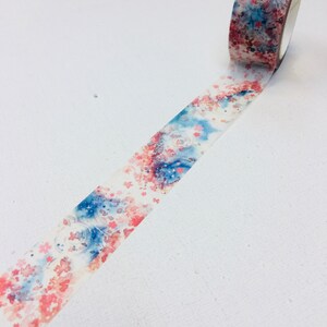 1 Rolle Designer Washi Tape: Sakura Blume, Kirschblüte, Blumensaison, Frühlingsleben, rosa Blume