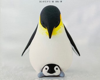 Lovely Clay Penguin Made From Air Dry Clay Japanese Craft Book (in