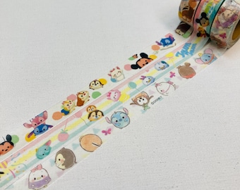 Japanese Disney washi tape masking tape Disney princess washi tape chip n dale tsum tsum mickey Minnie Donald Daisy Duck Alice in Wonderland