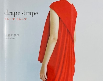 Drape Drape by Hisako Sato Japanese fashion designer Sewing Craft Book