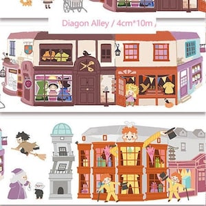 Sherlock Holmes Magic school Owl Washi-tape Hayama-ontwerpafplaktape Washi-tape in de vorm van een stempel Engeland Legende washi-tape voor planner 1 rol