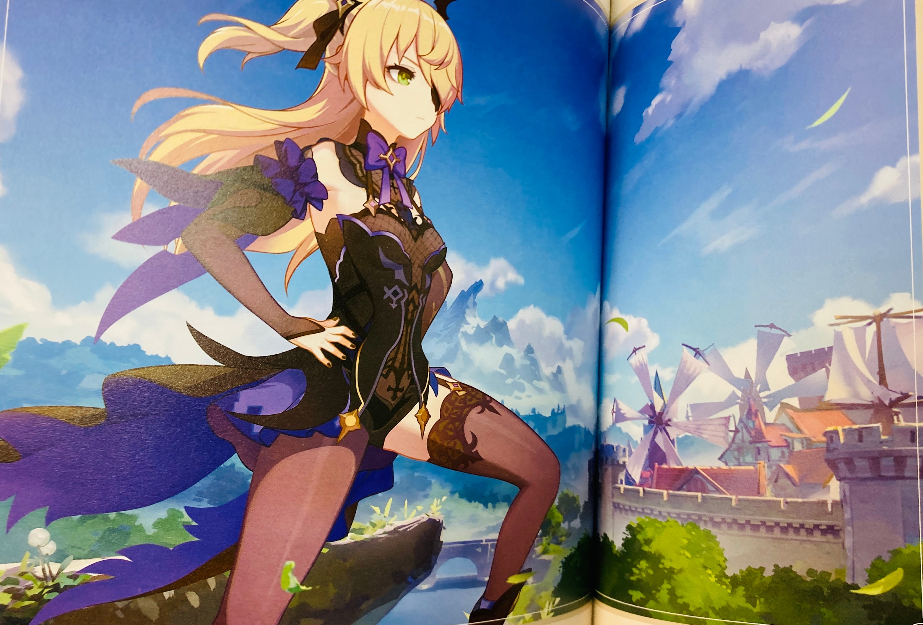 Managed to get my hands on the official Genshin artbook, it has all the  official illustrations up until 1.6 : r/Genshin_Impact
