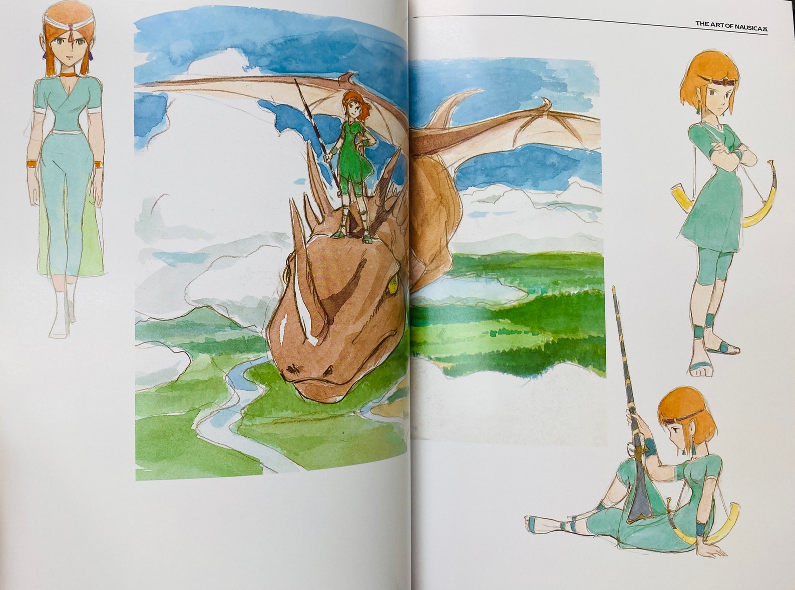 Ghibli Studio the Art of Nausicaa Valley of the Wind Creation Artbook ...