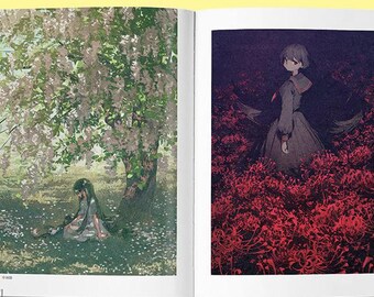 Girls and Flower 12 Japanese Illustrators Collective Art