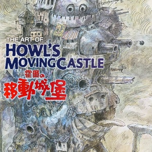 Ghibli Studio the art of Howl’s Moving Castle Creation Artbook - Japanese Anime Painting Art Book (In Chinese)