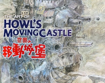 Ghibli Studio the art of Howl’s Moving Castle Creation Artbook - Japanese Anime Painting Art Book (In Chinese)