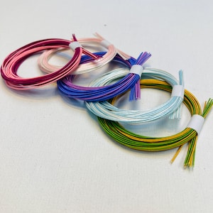 Japanse Iida Mizuhiki-koordkit, terug naar schoolcadeau, kleurrijke Mizuhiki-kit DIY Mizuhiki-kit voor volwassenen knutselen paars groen blauw roze rood geel kit