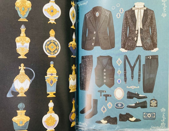 Museum of Vintage Retro Dress and Fashion Items Illustration Book