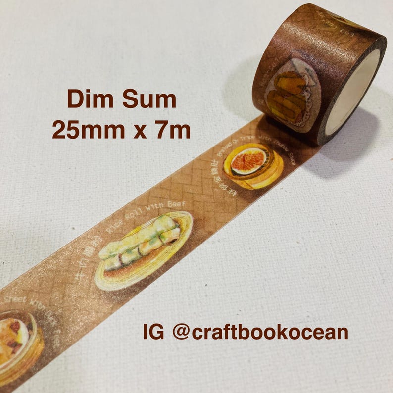 Hong Kong Traditional Festival Washi tape Lion dance moon festival Chinese New year, dim sum rooster old water bottle St John Dim Sum
