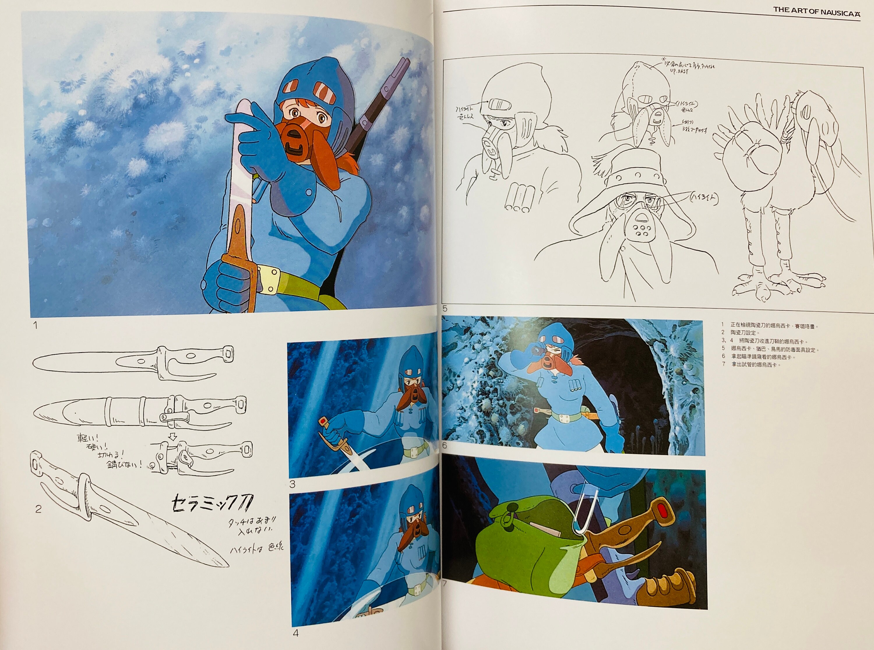 Ghibli Studio the Art of Nausicaa Valley of the Wind Creation - Etsy