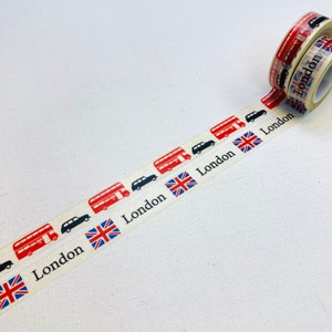 Ruban adhésif washi à motif drapeau Union Jack, Londres, Angleterre