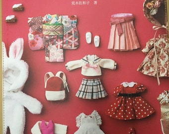Doll Sewing Book 11cm Girl Doll Obitsu Body Outfit - Japanese Craft Book (In Chinese)