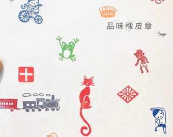 Super süsses StempelDesigns von Tomoco Tsukui Japanisches Handwerksbuch (auf Chinesisch)