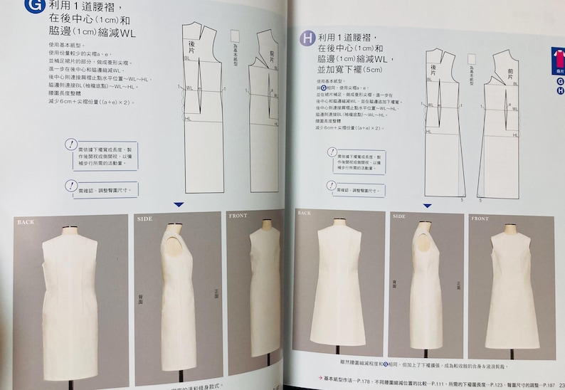 Bunka Fashion School Dress Pattern Lesson - Japanese Craft Pattern Book ...