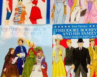 Vintage Paper Dolls Book From 80s & 90s Rare Find Out of Print