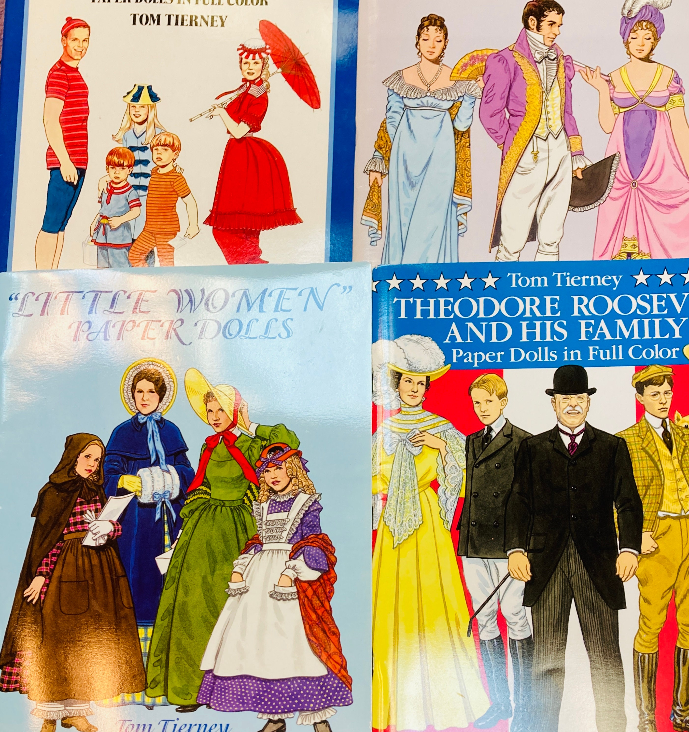 Vintage Paper Dolls Book From 80s & 90s Rare Find Out of