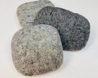 100% Handmade Natural Wool Needle Felting Mat, Pure Wool, Pad, Eco-Friendly Felting Block sustainable felting tool renewable felting mat