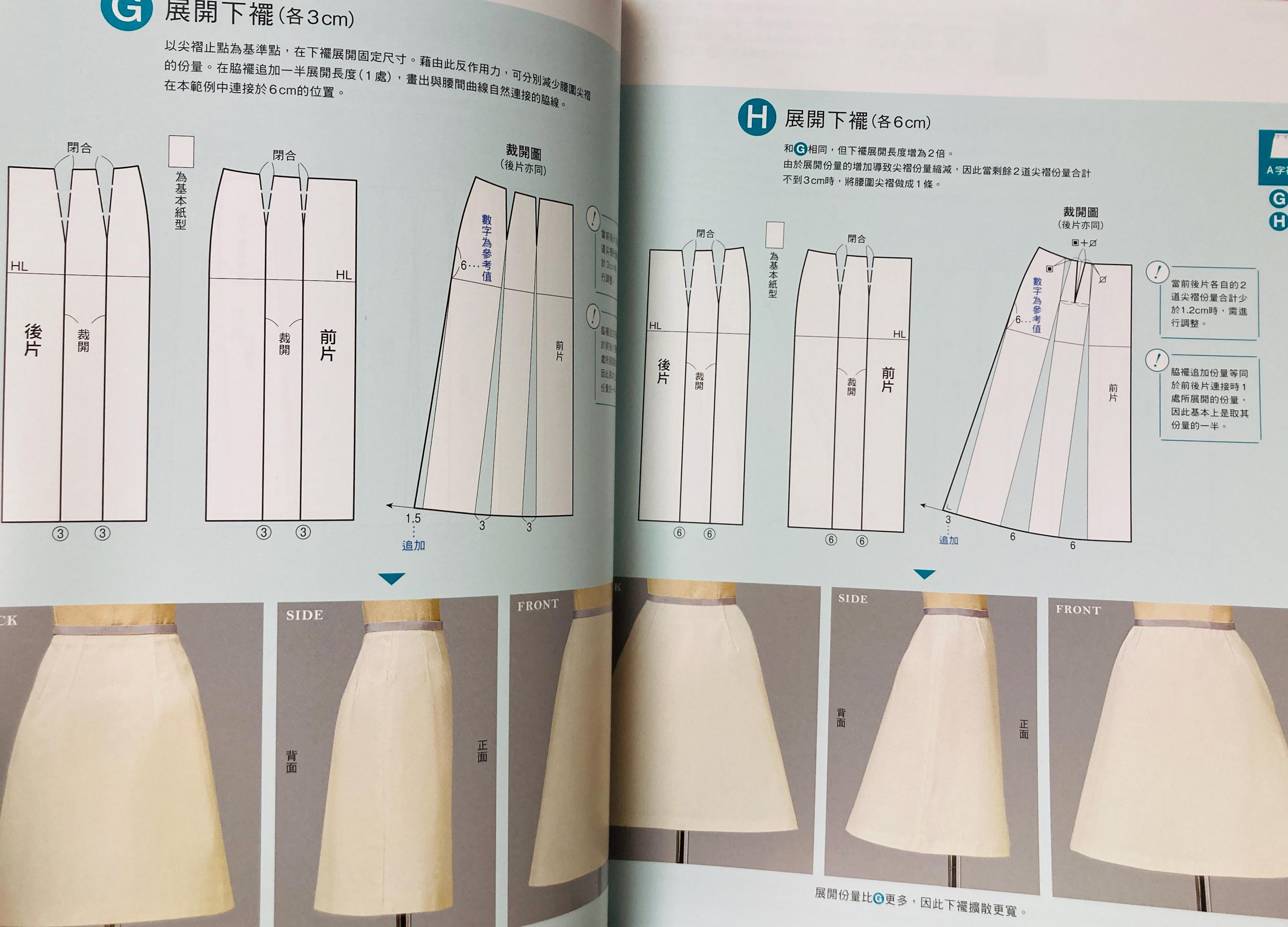Bunka Fashion School Skirt Pattern Lesson - Japanese Craft Pattern Book ...