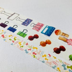 bunte Clips Buntstifte Washi Tape Buntstifte Buntstifte Buntstifte Bunt Papier Schreibwaren