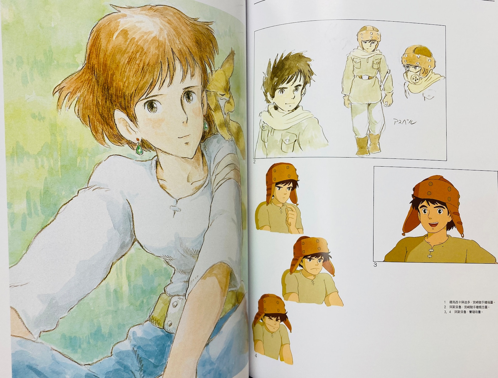 Ghibli Studio the Art of Nausicaa Valley of the Wind Creation Artbook ...