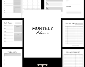 Legal Monthly Planner | PDF Format