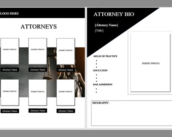 Attorney Biography Template | Word Format