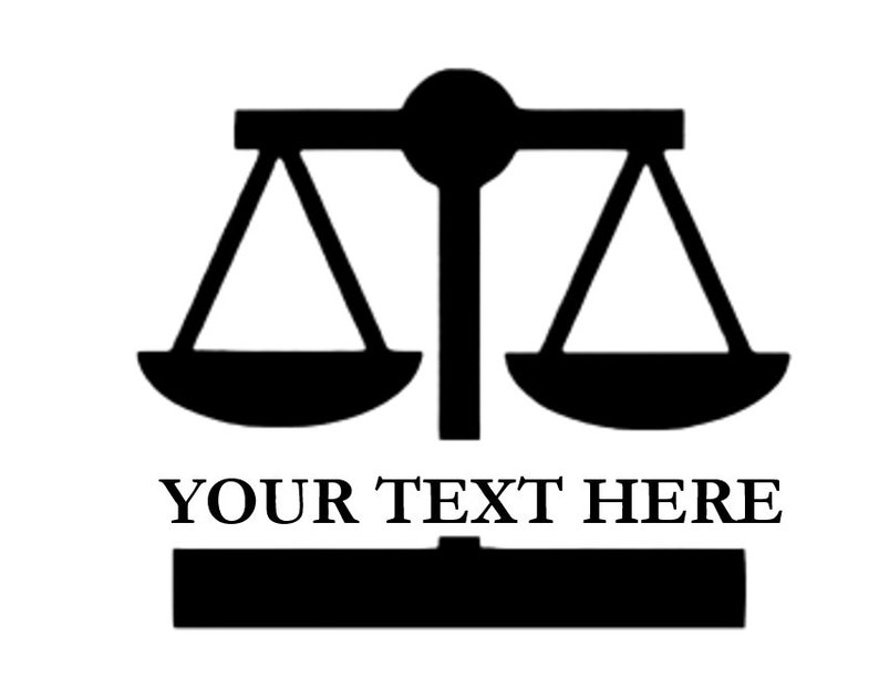 Legal Letterhead Customizable Scales of Justice Etsy