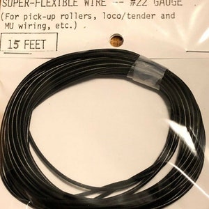 Lionel Super Flexible Wire 22 gauge 15 ft for pick up rollers, tenders & loco&#39;s