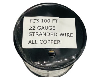 FC3 Flat 3 Conductor Wire 100 FT Spool FOR LIONEL 022 & 027 Switches