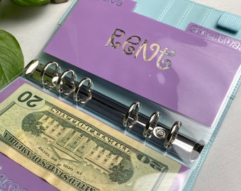 Custom Laminated Cash Envelopes with Tabs - Set of 3