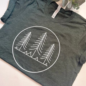 Pine Tree Forest Tshirt