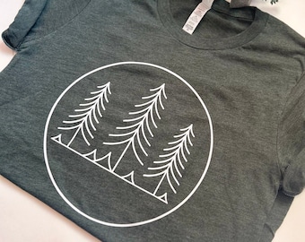 Pine Tree Forest Tshirt