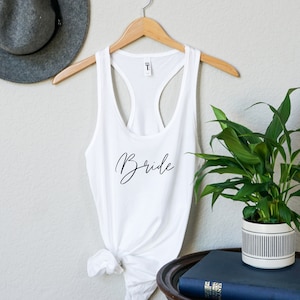 Bride/Bridesmaid Bachelorette Party Tank Top, bachelorette party tees, bachelorette party, wedding party shirts, wedding party tees, bride