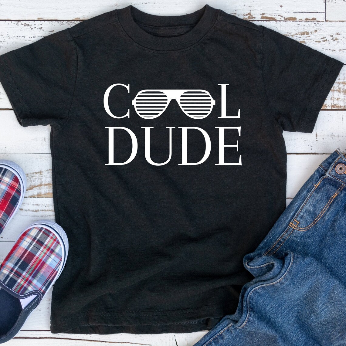 Cool Dude Toddler/kids Tshirt Etsy