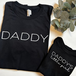 Daddy & Daddy's Little Girl Matching T-shirt