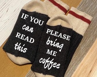 If you can read this, Please bring me socks