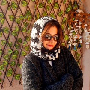 Balaclava/Crochet Balaclava/Granny Square Balaclava/Unisex Balcalava/Crochet Winter Hat/Mens Balaclava/Handmade Balaclava/Women Balaclava