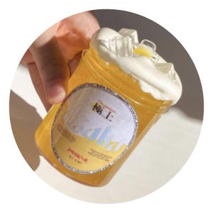 Asaha Beer DIY Clay Iced Drink Slime 5oz