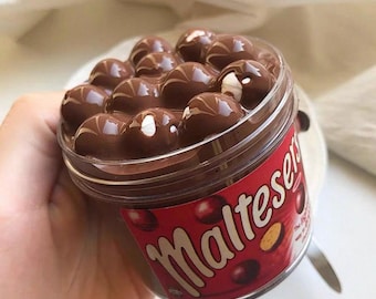 PREORDER ONLY Malteasers Chocolate Giant Floam 5oz Glossy Slime
