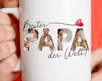 Father's Day Gift Photo Mug Best Dad in the World Gift Ceramic Mug for Dad Husband Gift Personalized Gift Coffee Mug