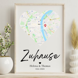 Housewarming gift house home coordinates picture personalized poster where it all began gift moving inauguration topping out ceremony moving poster set
