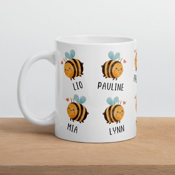 Abschiedsgeschenk Erzieherin Kinder Gruppe Personalisierte Tasse Namen Geschenk für Erzieher Danke Kita Abschiedsgeschenke Kinder Gruppe