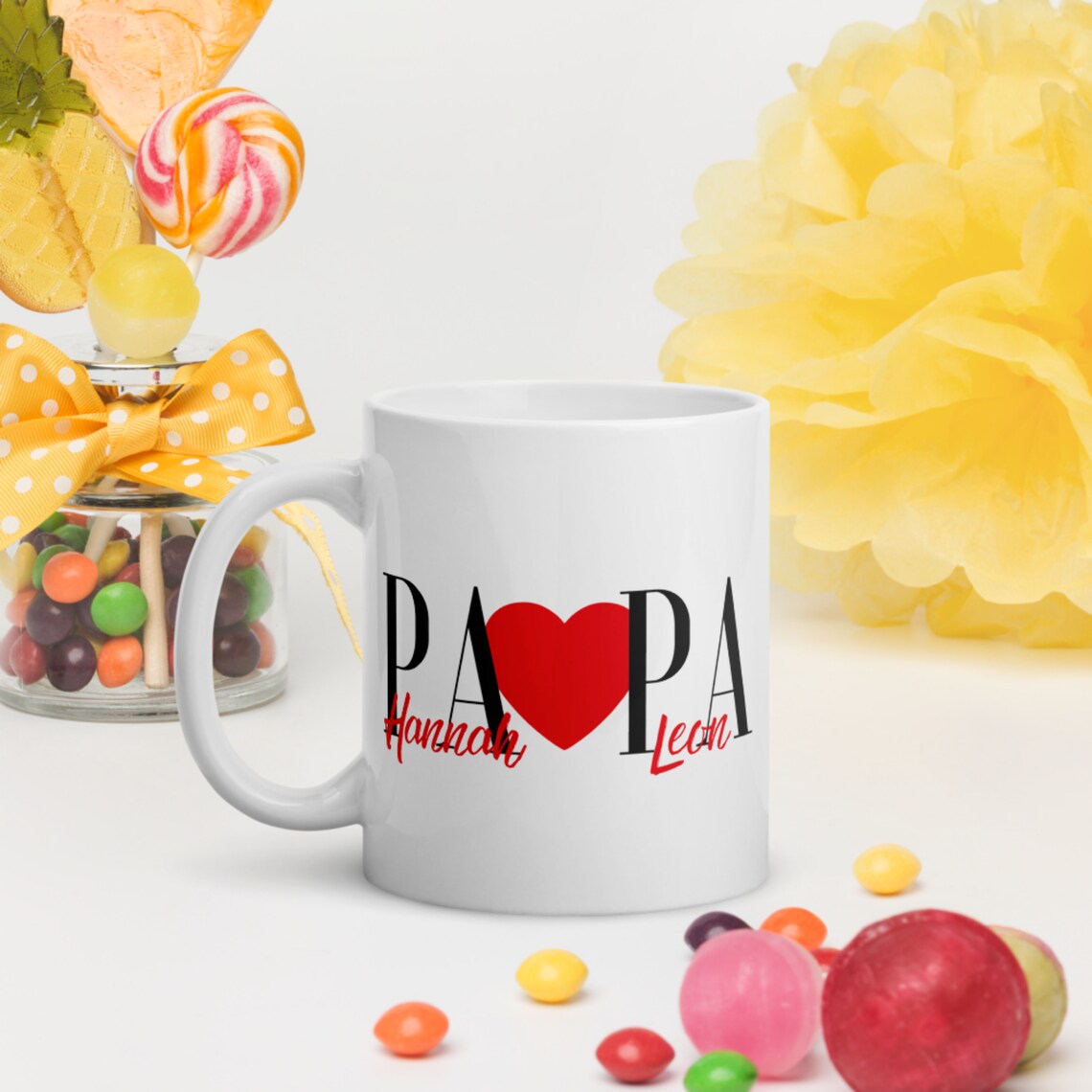 Father's Day Gift Cup papa Personalized With - Etsy UK