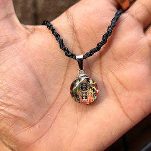 Ram Lala jai shri Ram Pendant Men Necklace, Handmade Idol Pendant, Men&#39;s Pendant, Indian Hindus god Jewelry, Diety Pendant shri ram Necklace