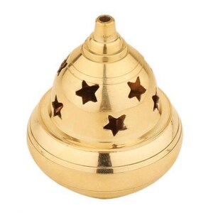 Brass Akhand Diya Eternal Oil Lamp Hindu Puja Diya for Temple & Home traditional Deepak Traditional Brass Akhand Diya Puja Deepak for Home