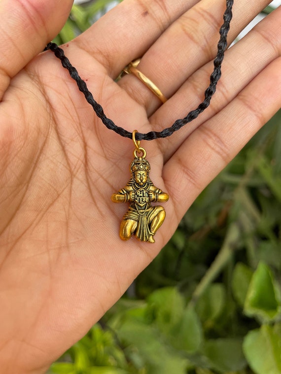 Handmade Hanuman JI Pendant Men Necklace Handmade Idol Pendant Men s Pendant Indian Hindus God Jewelry Diety Pendant. Etsy